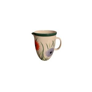 Starbucks “Barista” Large Cream and Multicoloured Floral Ceramic Pitcher
